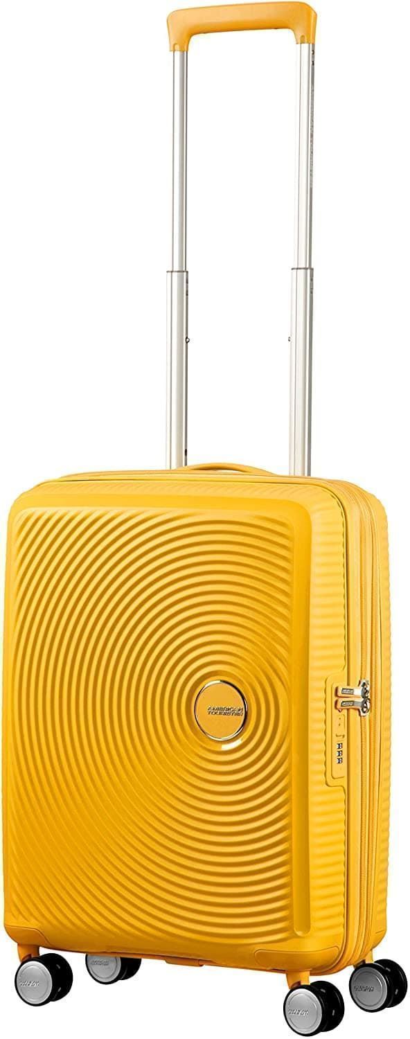 American Tourister Soundbox maleta cabina expandible Amarillo 3 años de garantia - Imagen 2