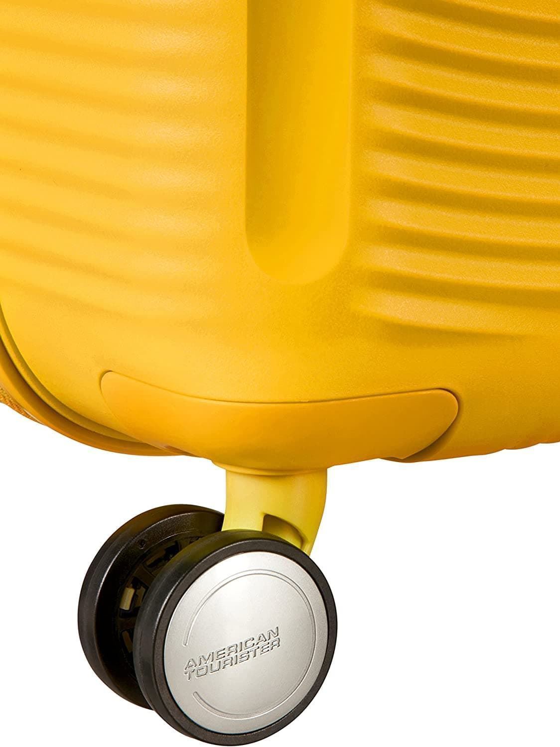 American Tourister Soundbox maleta cabina expandible Amarillo 3 años de garantia - Imagen 3