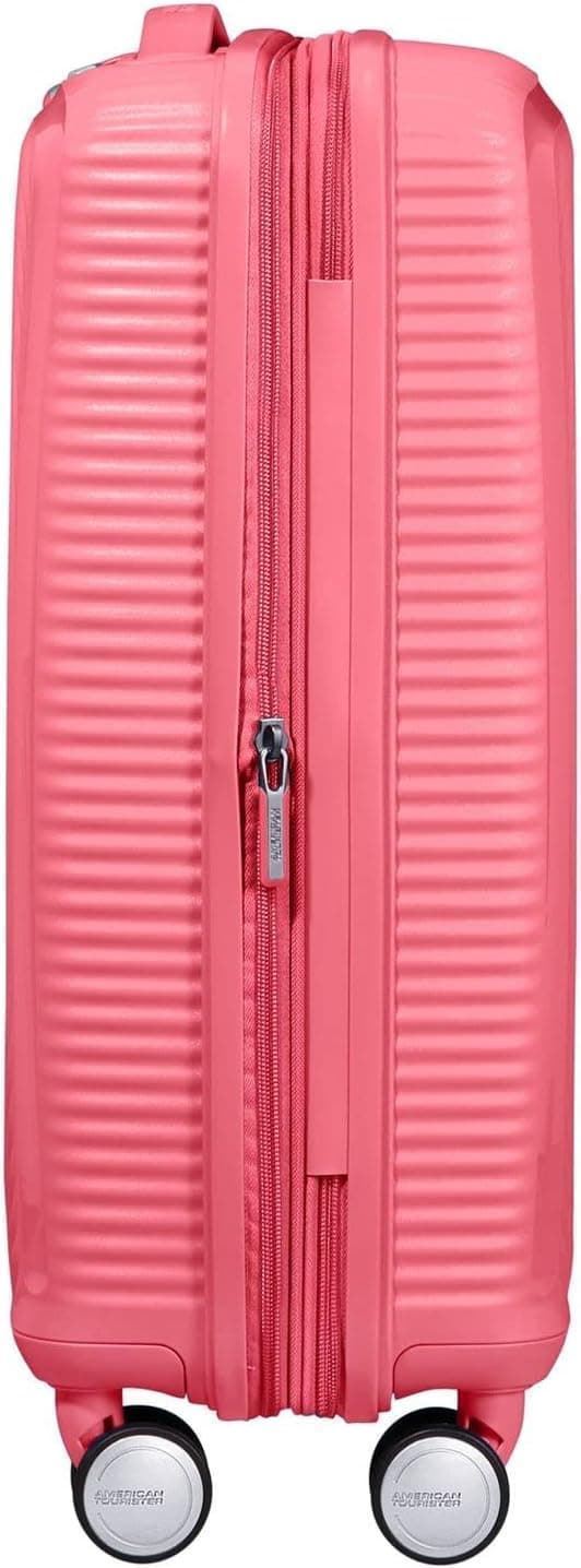 American Tourister Soundbox maleta cabina expandible Color Coral 3 años de garantía - Imagen 4