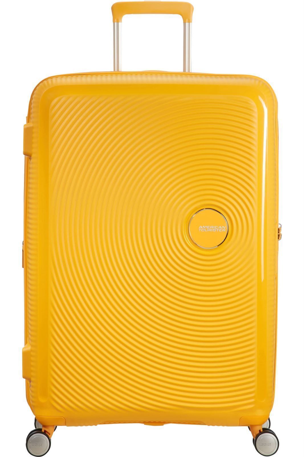 American Tourister Soundbox Maleta Rígida Grande Expandible Color Golden Yellow 3 Años de Garantía - Imagen 1