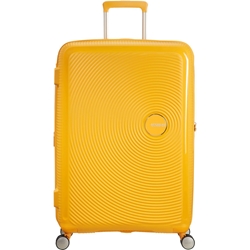 American Tourister Soundbox Maleta Rígida Grande Expandible Color Golden Yellow 3 Años de Garantía - Imagen 1