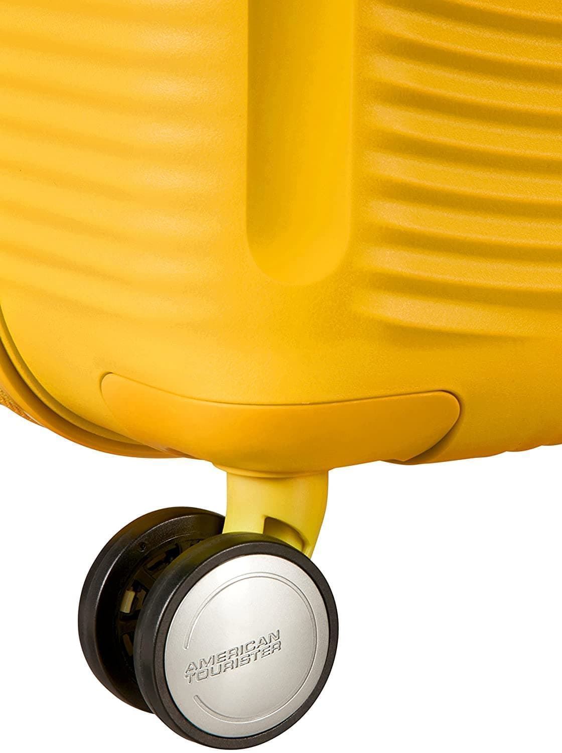 American Tourister Soundbox Maleta Rígida Grande Expandible Color Golden Yellow 3 Años de Garantía - Imagen 10