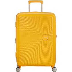 American Tourister Soundbox Maleta Rígida Mediana Expandible Color Golden Yellow 3 Años de Garantía - Imagen 1