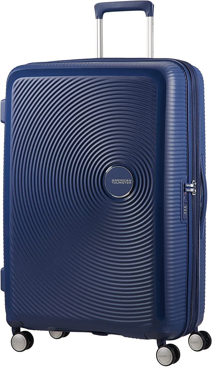 American Tourister Soundbox rigida grande expandible Azul marino - Imagen 1