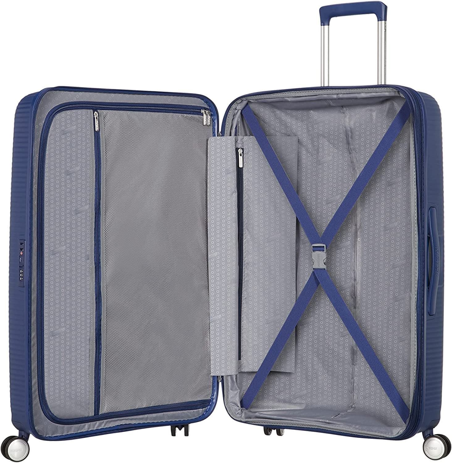 American Tourister Soundbox rigida grande expandible Azul marino - Imagen 2
