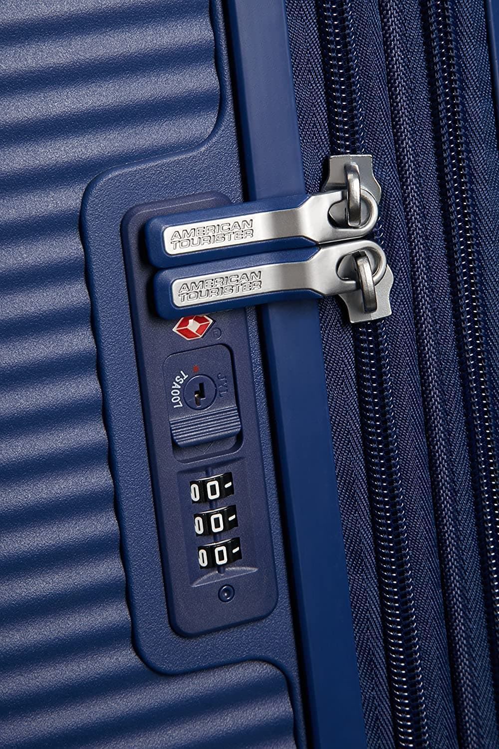 American Tourister Soundbox rigida grande expandible Azul marino - Imagen 3