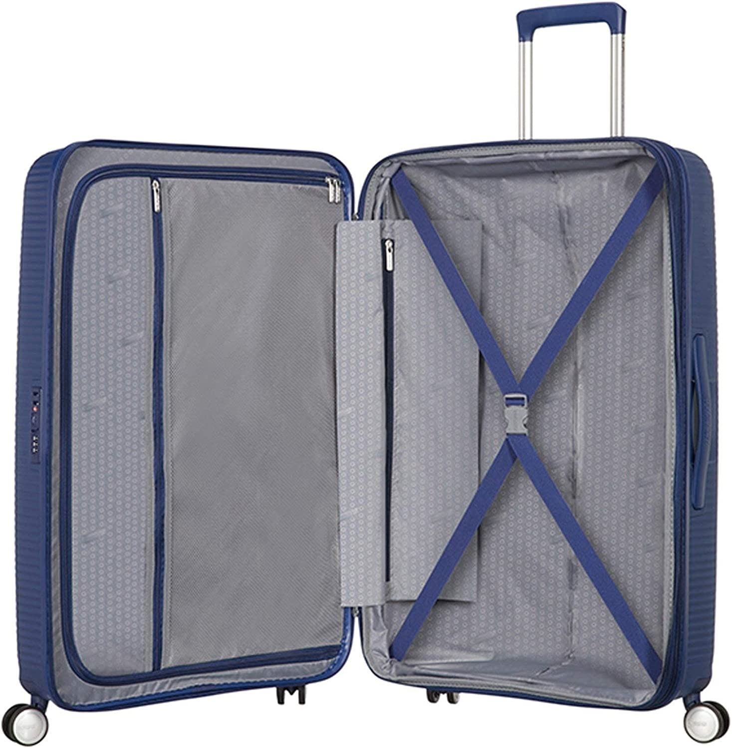 American Tourister Soundbox rigida mediana expandible Marino 3 años de garantía - Imagen 3