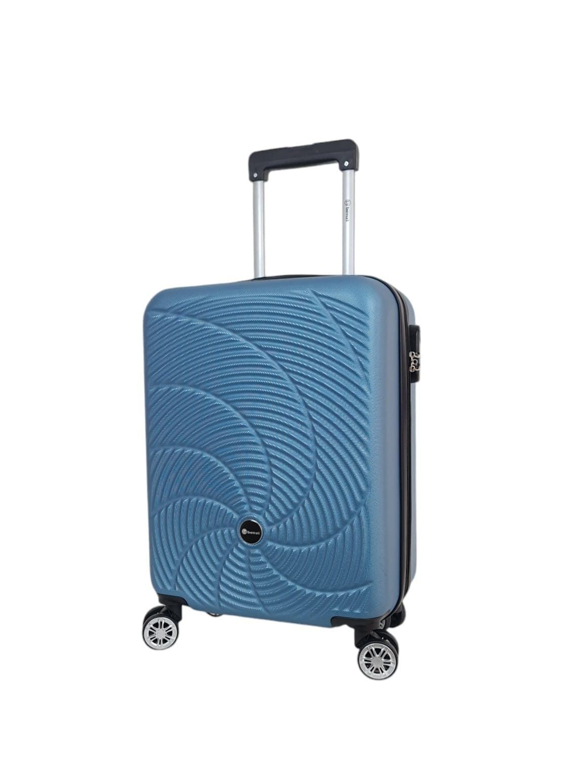 Benzi Maleta 5688 Rígida Barata Tamaño Cabina  Resistente Expandible Medidas 55x40x20/25 cms color Azul - Imagen 3