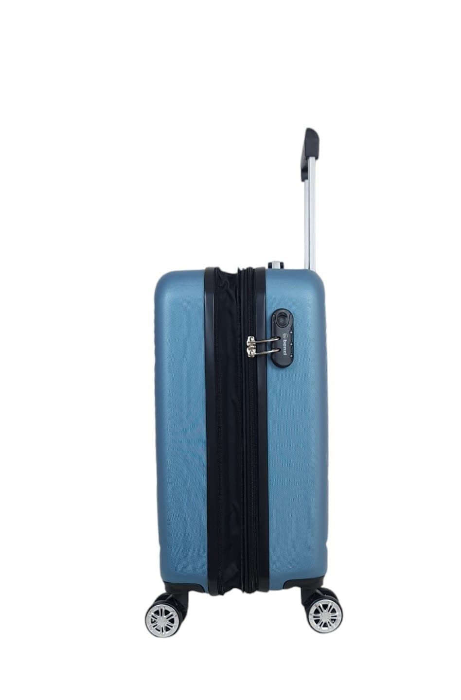 Benzi Maleta 5688 Rígida Barata Tamaño Cabina  Resistente Expandible Medidas 55x40x20/25 cms color Azul - Imagen 8