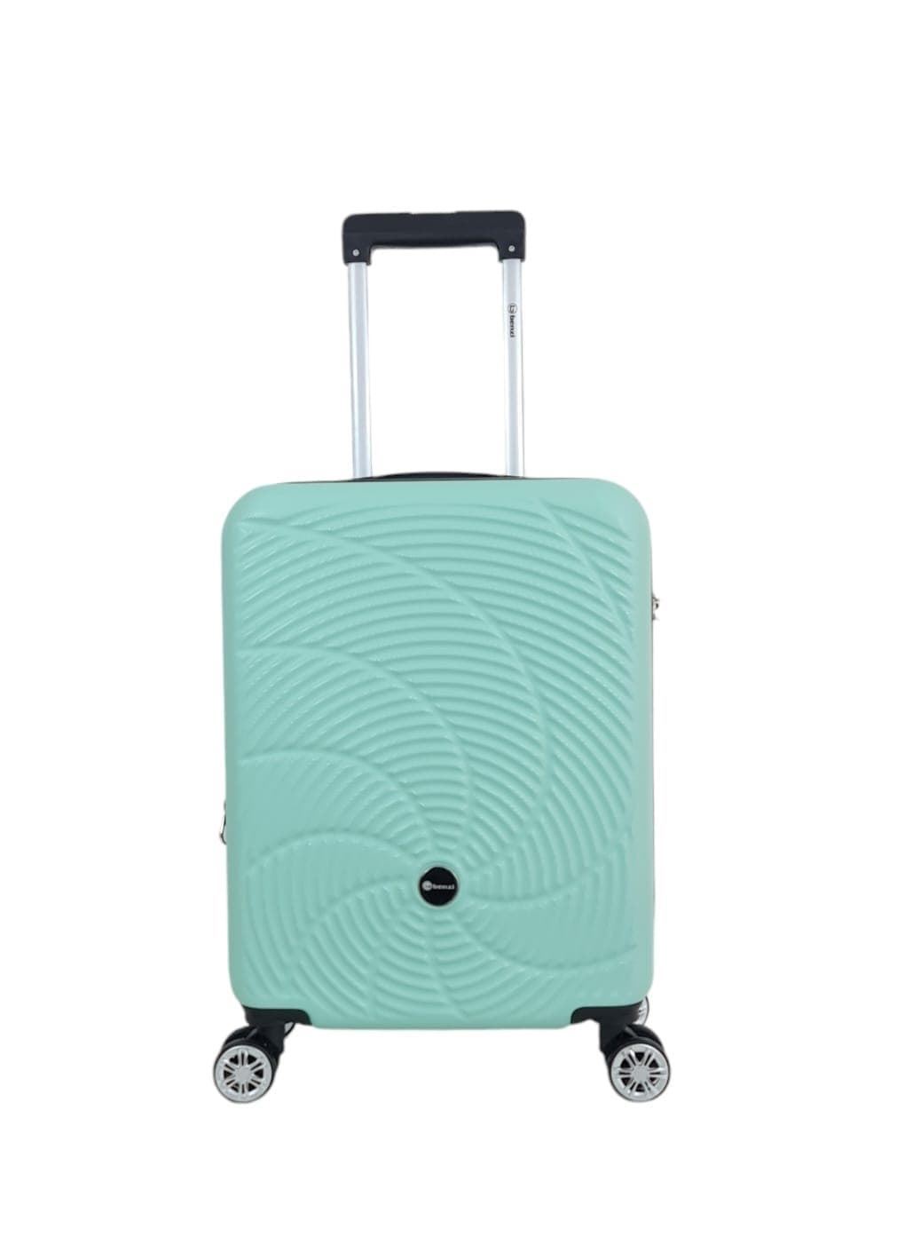 Benzi Maleta 5688 Rígida Barata Tamaño Cabina  Resistente Expandible Medidas 55x40x20/25 cms color Verde Claro - Imagen 1
