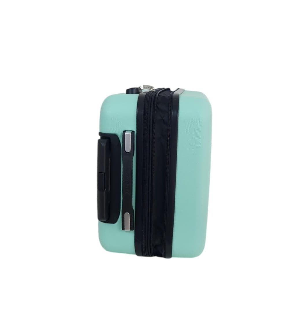Benzi Maleta 5688 Rígida Barata Tamaño Cabina  Resistente Expandible Medidas 55x40x20/25 cms color Verde Claro - Imagen 11