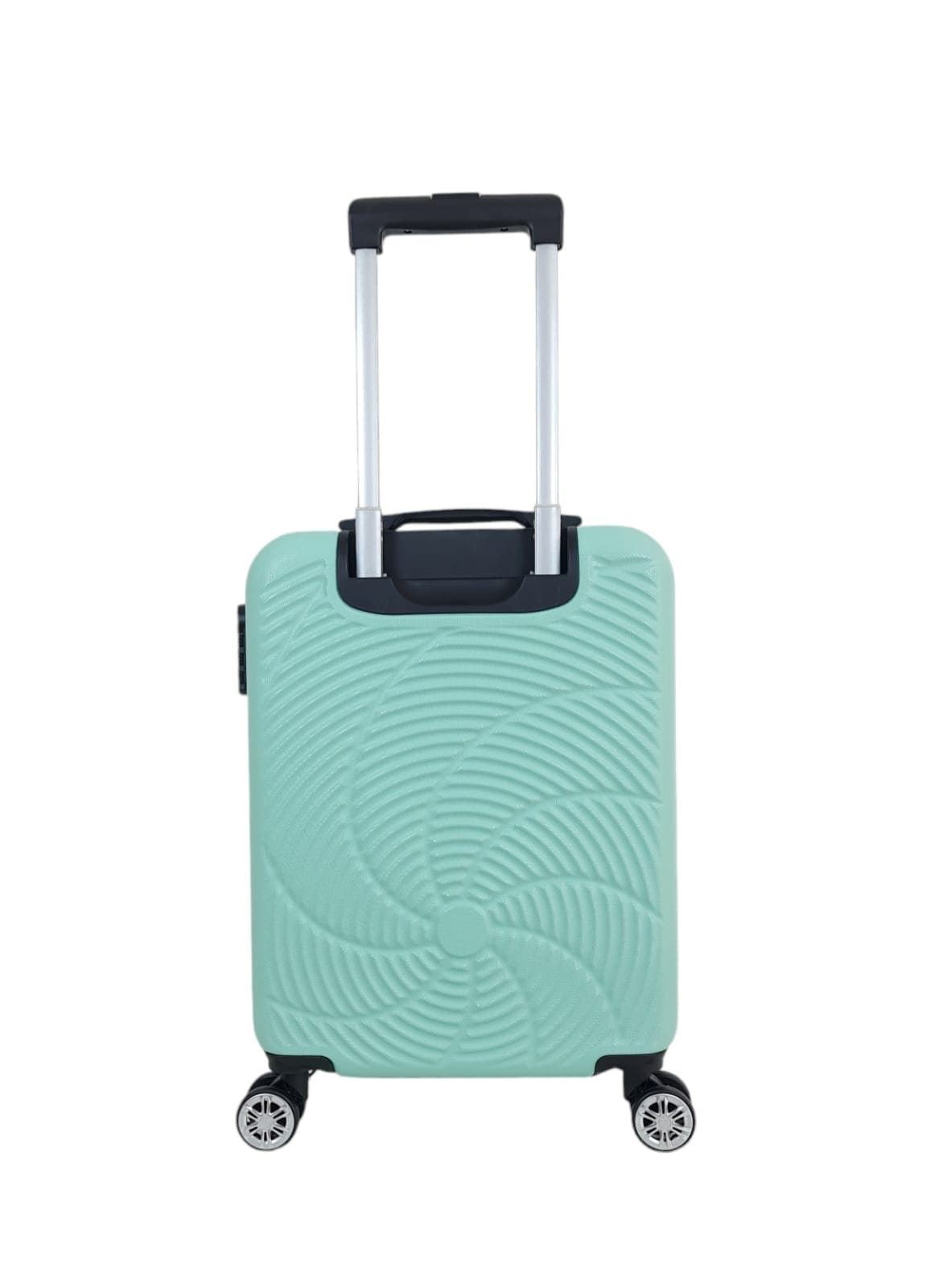 Benzi Maleta 5688 Rígida Barata Tamaño Cabina  Resistente Expandible Medidas 55x40x20/25 cms color Verde Claro - Imagen 4