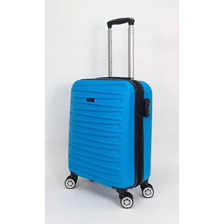 Benzi Maleta de Cabina 5493 Expandible de Material ABS muy Ligera medidas 55x39x20/25 cms 4 Ruedas Dobles Color Azul - Imagen 2