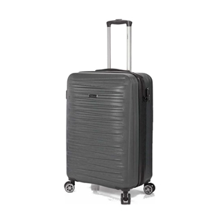 Benzi Maleta de Cabina 5493 Expandible de Material ABS  muy Ligera medidas 55x39x20/25 cms 4 Ruedas Dobles Color Gris - Imagen 1