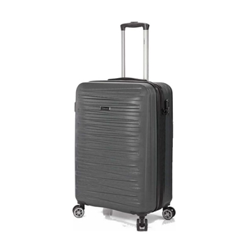 Benzi Maleta de Cabina 5493 Expandible de Material ABS  muy Ligera medidas 55x39x20/25 cms 4 Ruedas Dobles Color Gris - Imagen 1