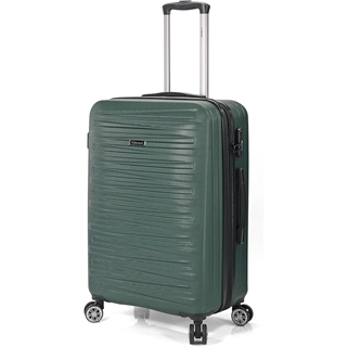 Benzi Maleta de Cabina 5493 Expandible de Material ABS  muy Ligera medidas 55x39x20/25 cms 4 Ruedas Dobles Color Verde - Imagen 1