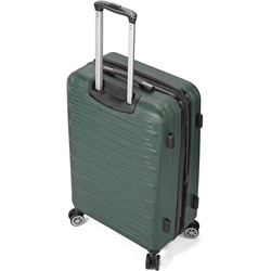 Benzi Maleta de Cabina 5493 Expandible de Material ABS  muy Ligera medidas 55x39x20/25 cms 4 Ruedas Dobles Color Verde - Imagen 2