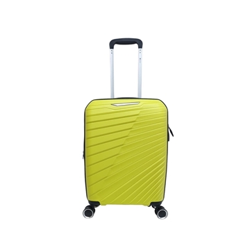 Benzi Maleta de Cabina 5808 Expandible de Polipropileno muy Ligera y Resistente medidas 55x38x20/25 cms 4 Ruedas Dobles Color Verde Lima - Imagen 1