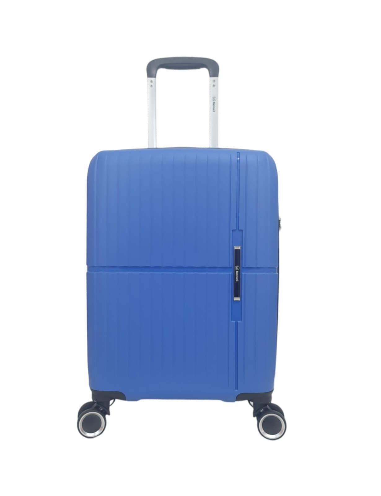 Benzi Maleta de Cabina Aero 5754 de Polipropileno muy Ligera y Resistente medidas 55x38x20 cms 4 Ruedas Dobles Color Azul - Imagen 1