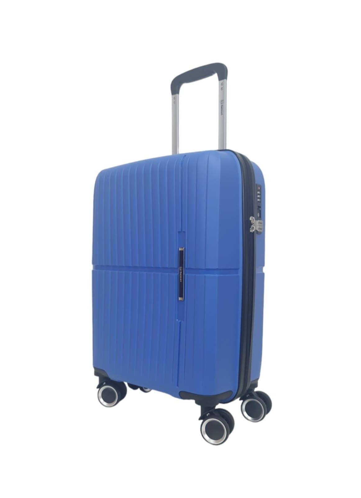 Benzi Maleta de Cabina Aero 5754 de Polipropileno muy Ligera y Resistente medidas 55x38x20 cms 4 Ruedas Dobles Color Azul - Imagen 2