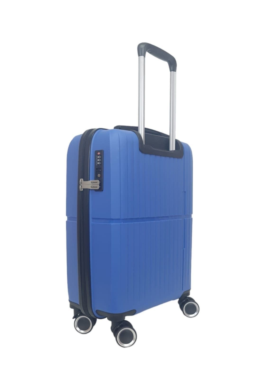 Benzi Maleta de Cabina Aero 5754 de Polipropileno muy Ligera y Resistente medidas 55x38x20 cms 4 Ruedas Dobles Color Azul - Imagen 5