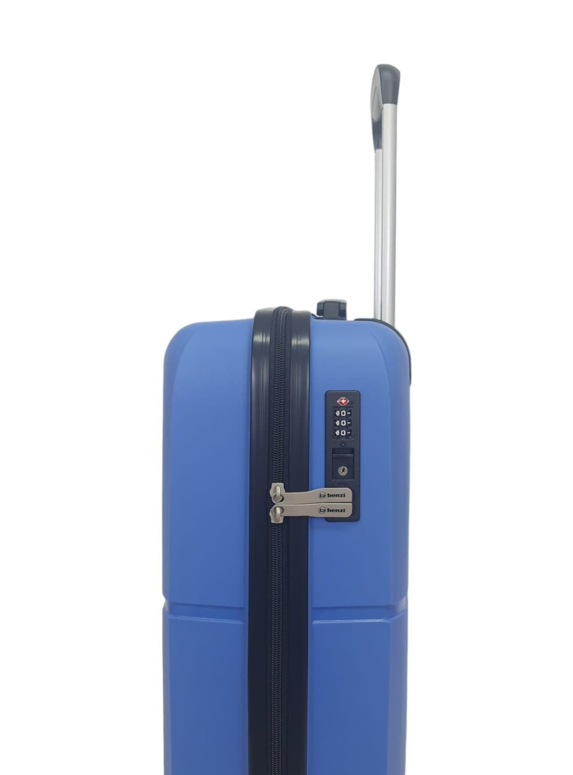 Benzi Maleta de Cabina Aero 5754 de Polipropileno muy Ligera y Resistente medidas 55x38x20 cms 4 Ruedas Dobles Color Azul - Imagen 6