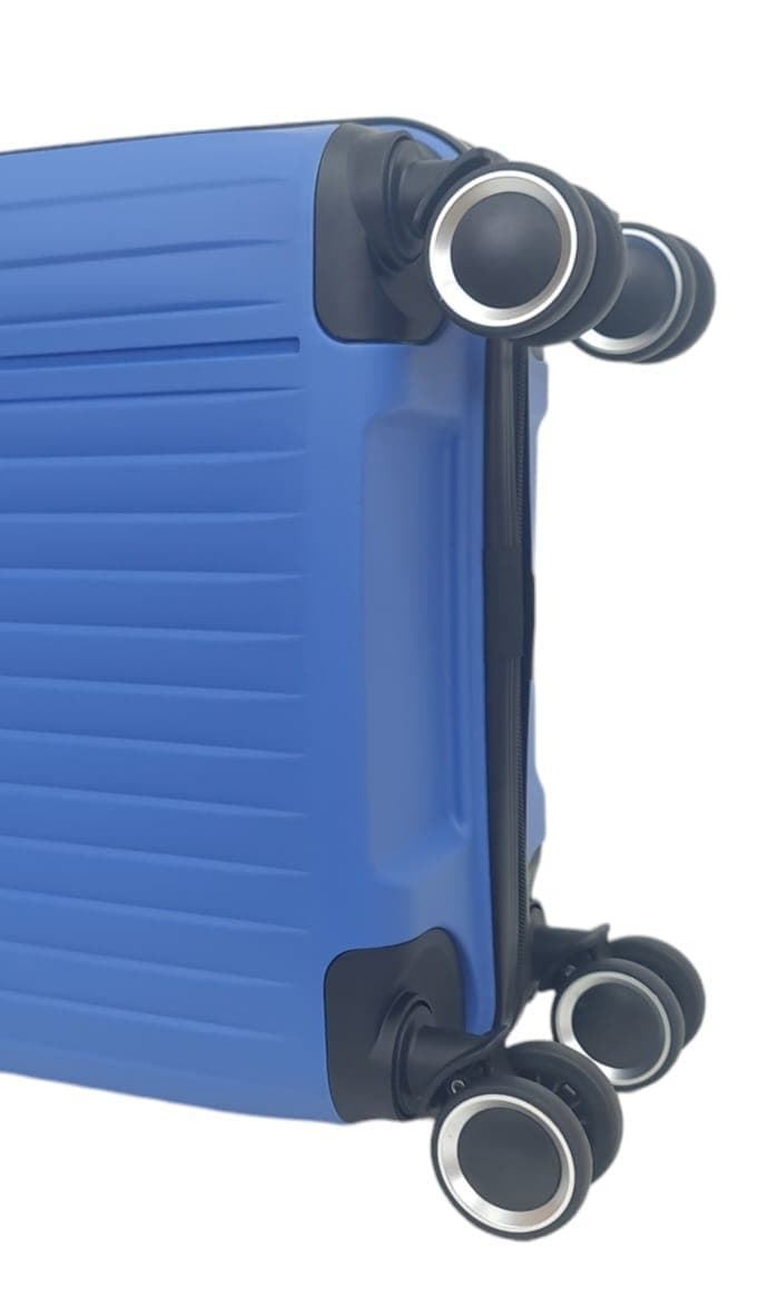 Benzi Maleta de Cabina Aero 5754 de Polipropileno muy Ligera y Resistente medidas 55x38x20 cms 4 Ruedas Dobles Color Azul - Imagen 8