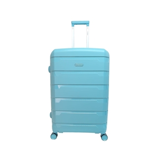 Benzi Maleta Grande Expandible 5750 de Polipropileno muy Ligera y Resistente medidas 74 x 49 x 27/32 cms 4 Ruedas Dobles Color Turquesa - Imagen 1