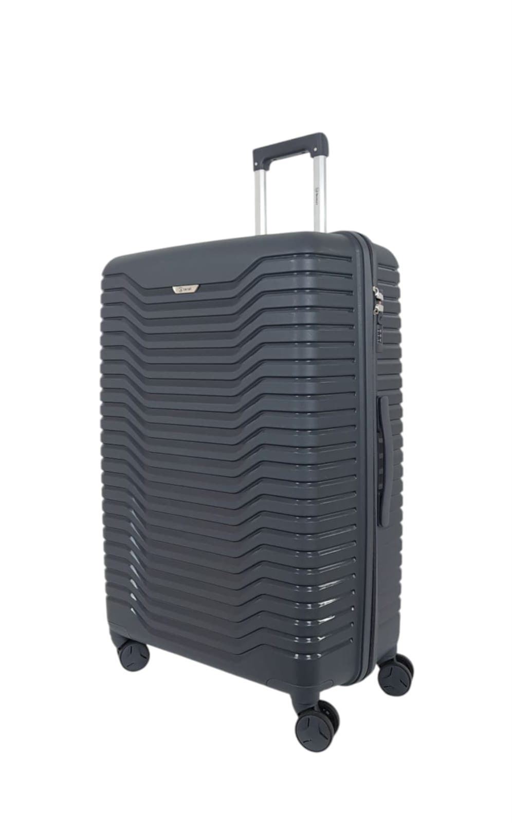 Benzi Maleta Grande PRO 5820 de Polipropileno muy Ligera y Resistente medidas 75 x 50 x 27 cms 4 Ruedas Dobles Color Azul Navy - Imagen 2