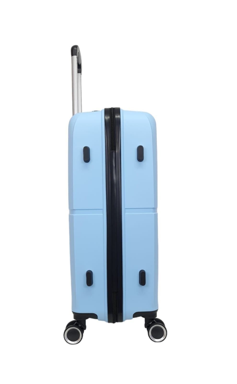 Benzi Maleta Mediana Aero 5754 de Polipropileno muy Ligera y Resistente medidas 64x42x25 cms 4 Ruedas Dobles Color Azul Celeste - Imagen 7