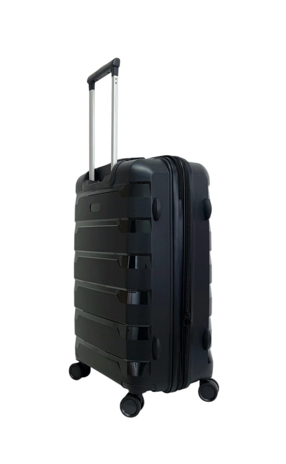 Benzi Maleta Mediana Expandible 5750 de Polipropileno muy Ligera y Resistente medidas 65x41x26/31 cms 4 Ruedas Dobles Color Negro - Imagen 6