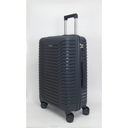 Benzi Maleta Mediana PRO 5820 de Polipropileno muy Ligera y Resistente medidas 65x43x25 cms 4 Ruedas Dobles Color Azul Navy - Imagen 2