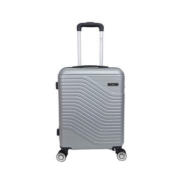 Benzi Maleta Rígida Barata Lite 5747 Tamaño cabina Ligera Material ABS Medidas 55x38x20 cms color Gris plata - Imagen 1