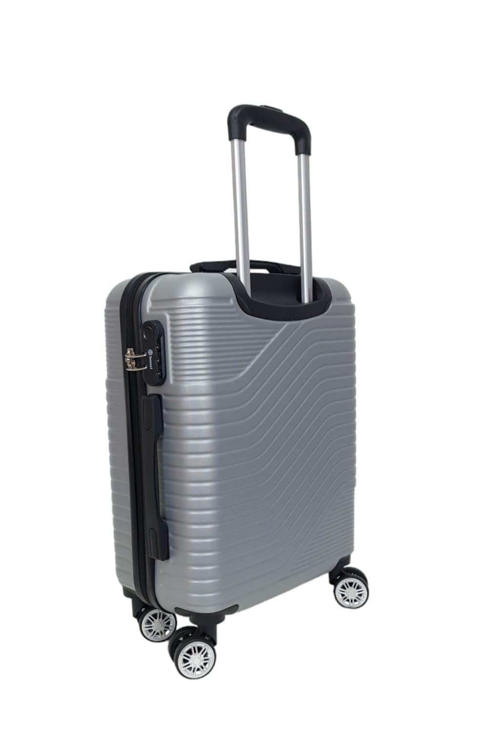 Benzi Maleta Rígida Barata Lite 5747 Tamaño cabina Ligera Material ABS Medidas 55x38x20 cms color Gris plata - Imagen 3