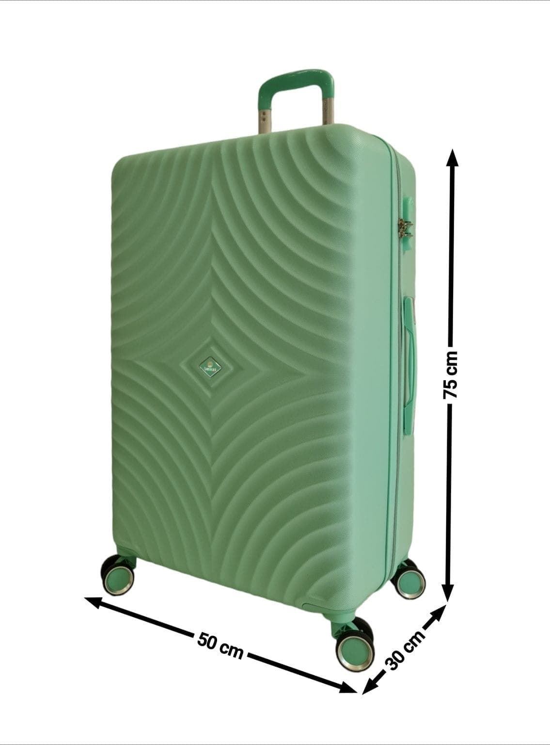 Benzi Maleta Rigida Barata Tamaño Grande Lite 5687 Ligera Medidas 75x49x29 cms color Verde Claro - Imagen 2