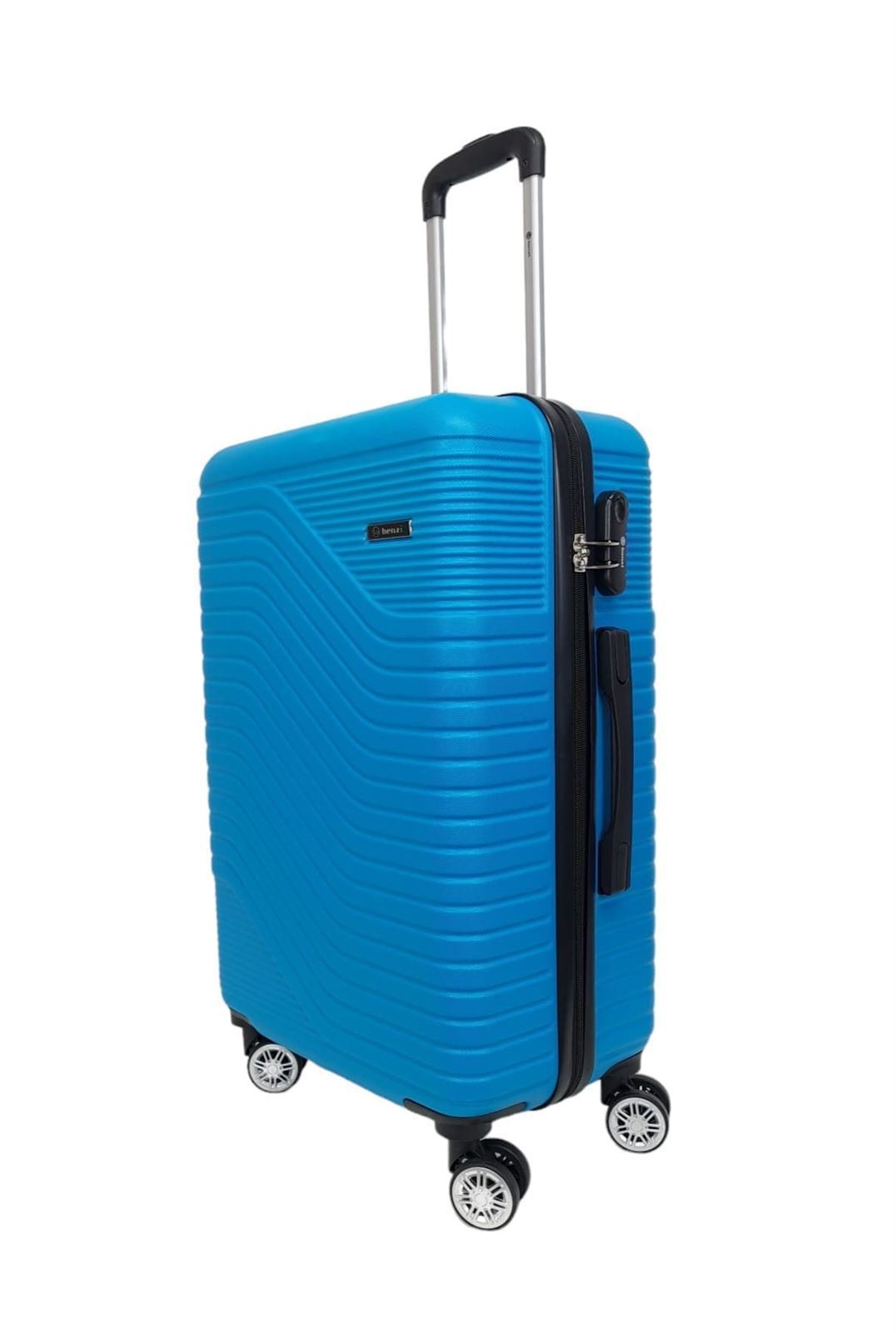Benzi Maleta Rigida Barata Tamaño mediano Lite 5747  Ligera Medidas 64x41x25 cms color Azul Java - Imagen 2