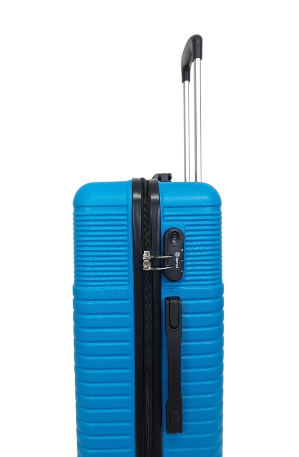 Benzi Maleta Rigida Barata Tamaño mediano Lite 5747  Ligera Medidas 64x41x25 cms color Azul Java - Imagen 7