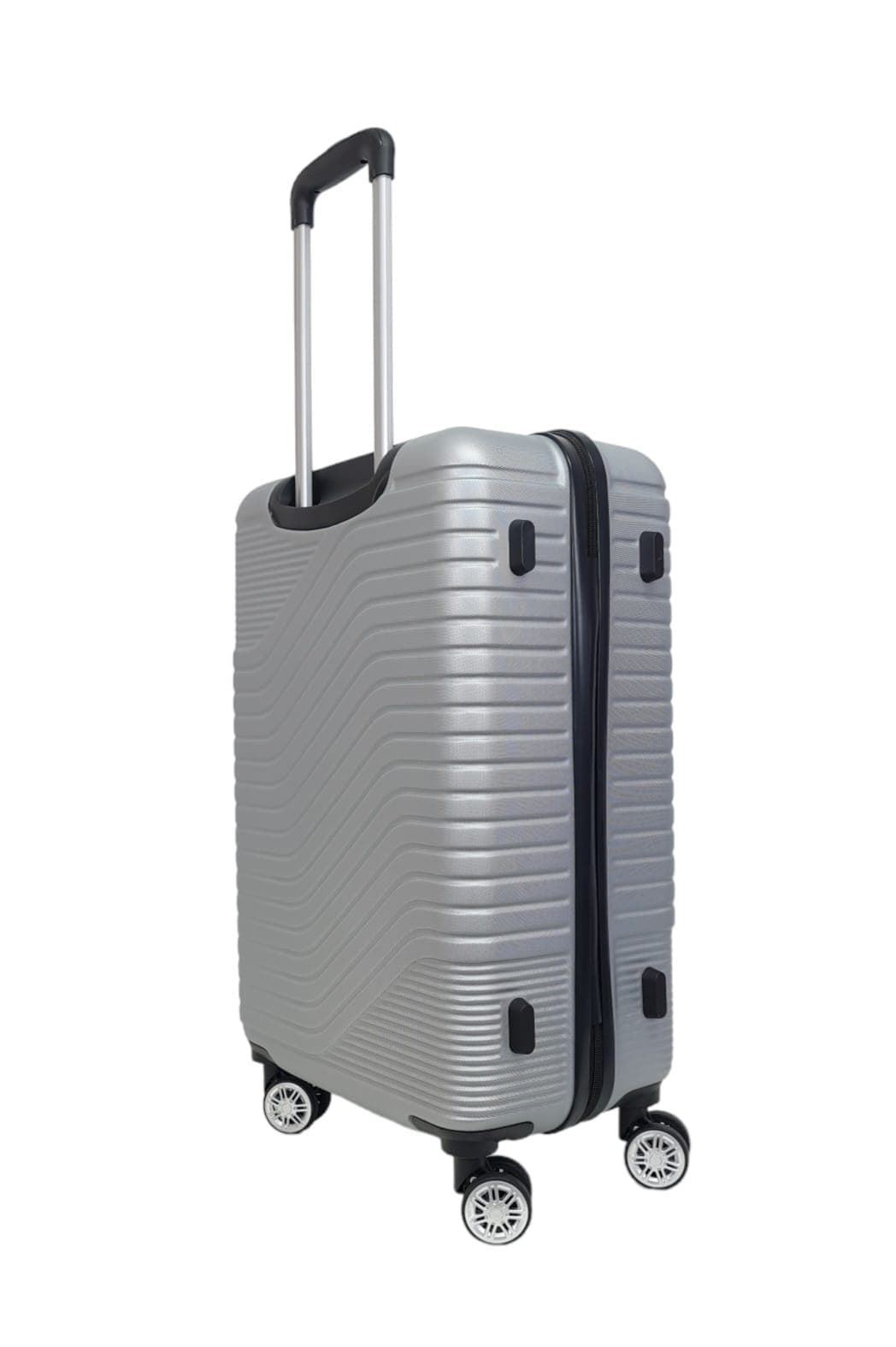 Benzi Maleta Rigida Barata Tamaño mediano Lite 5747  Ligera Medidas 64x41x25 cms color Gris Plata - Imagen 3