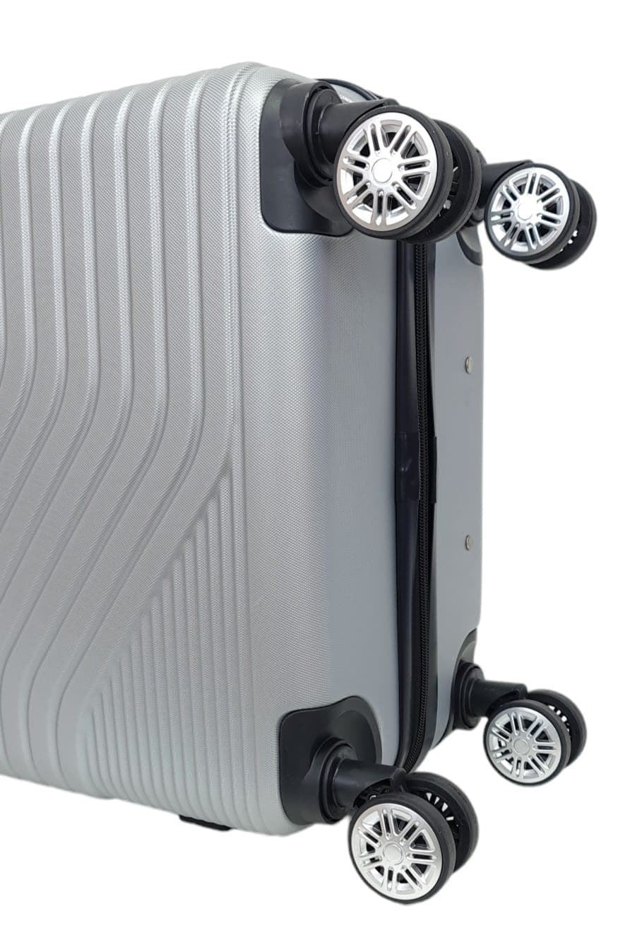 Benzi Maleta Rigida Barata Tamaño mediano Lite 5747  Ligera Medidas 64x41x25 cms color Gris Plata - Imagen 8