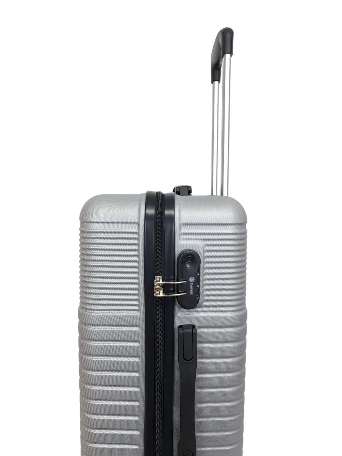 Benzi Maleta Rigida Barata Tamaño mediano Lite 5747  Ligera Medidas 64x41x25 cms color Gris Plata - Imagen 9