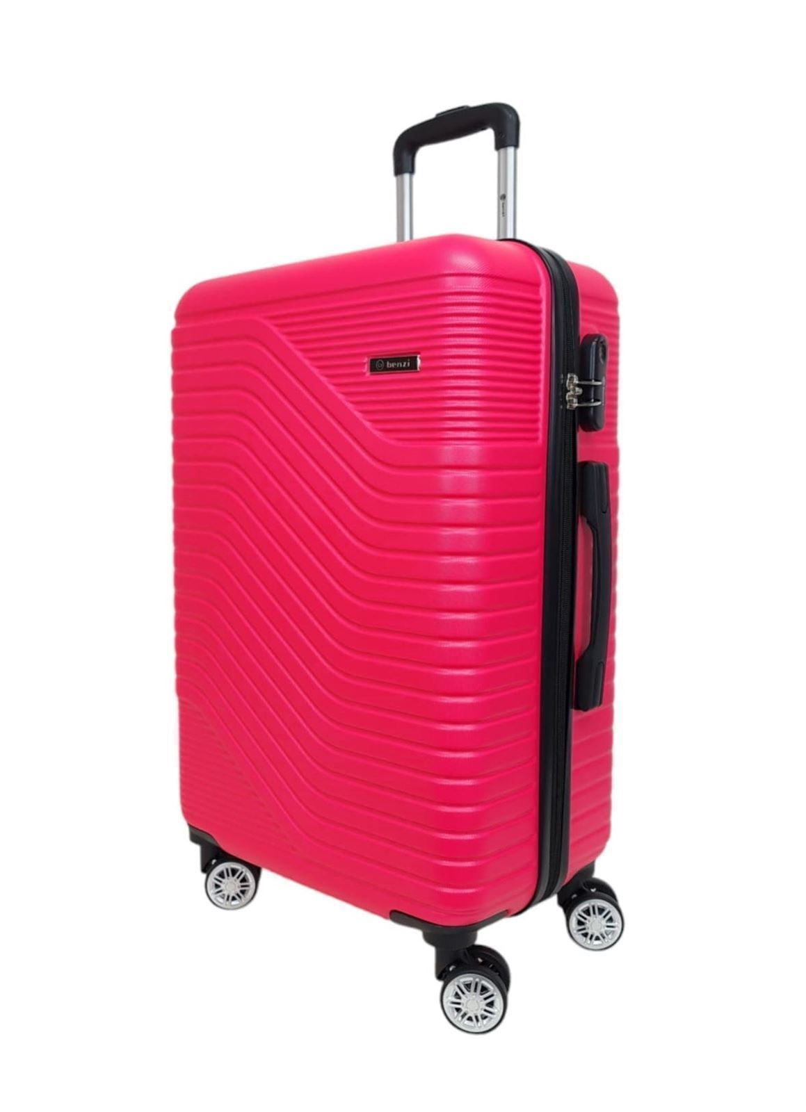 Benzi Maleta Rigida Barata Tamaño mediano Lite 5747  Ligera Medidas 64x41x25 cms color Rosa - Imagen 2