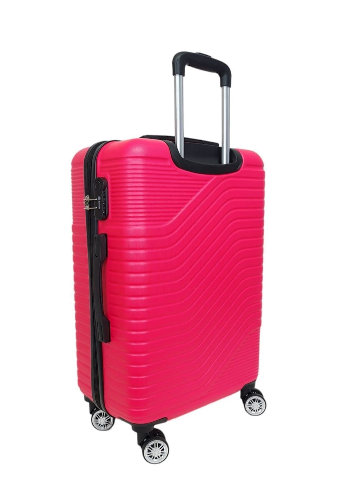 Benzi Maleta Rigida Barata Tamaño mediano Lite 5747  Ligera Medidas 64x41x25 cms color Rosa - Imagen 3