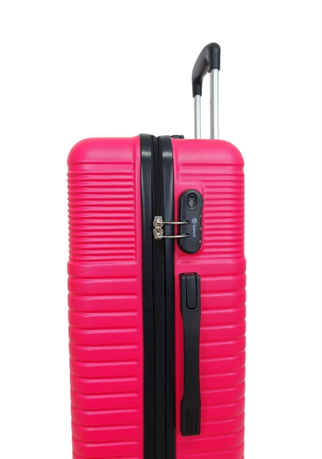 Benzi Maleta Rigida Barata Tamaño mediano Lite 5747  Ligera Medidas 64x41x25 cms color Rosa - Imagen 6