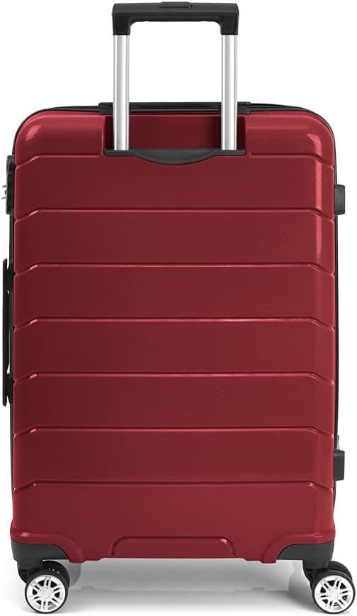 Gabol Maleta Mediana Expandible de Polipropileno muy Ligera y Resistente medidas 65x42x26/31 cms 4 Ruedas Dobles Color Roja - Imagen 3