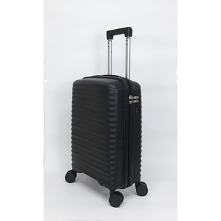 Itaca Maleta de Cabina Expandible de Polipropileno muy Ligera y Resistente medidas 55x39x20/25 cms 4 Ruedas Dobles Color Negro - Imagen 2