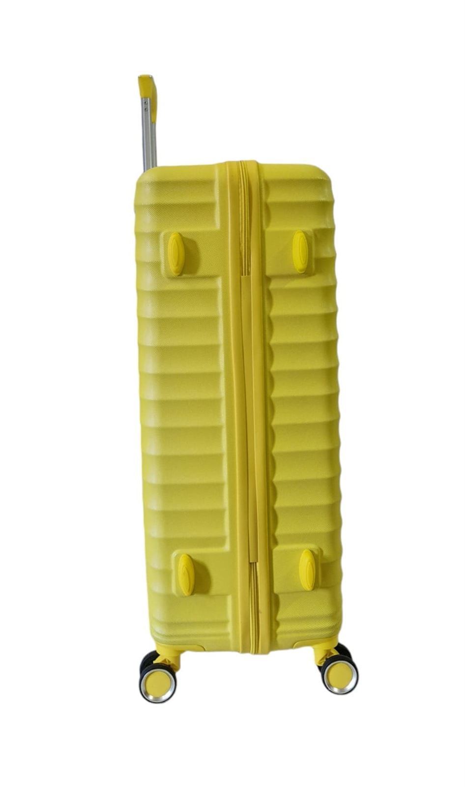 Lys Maleta Rigida Barata Tamaño Grande 616 Ligera Material ABS Medidas 75x48x28 cms color Amarillo - Imagen 6