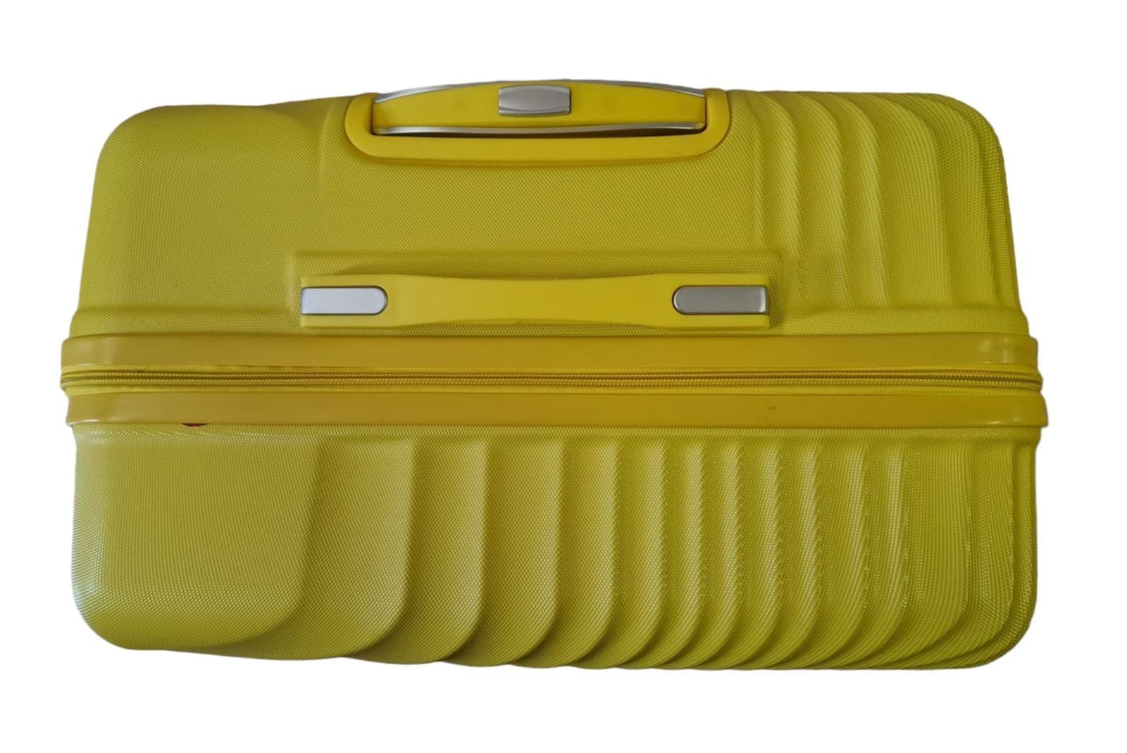 Lys Maleta Rigida Barata Tamaño Grande 616 Ligera Material ABS Medidas 75x48x28 cms color Amarillo - Imagen 8