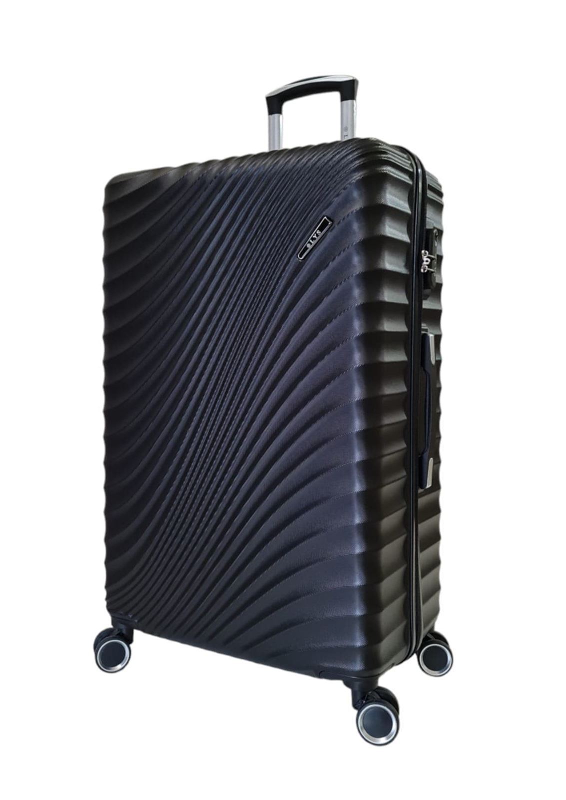 Lys Maleta Rigida Barata Tamaño Grande 616 Ligera Material ABS Medidas 75x48x28 cms color Negro - Imagen 3