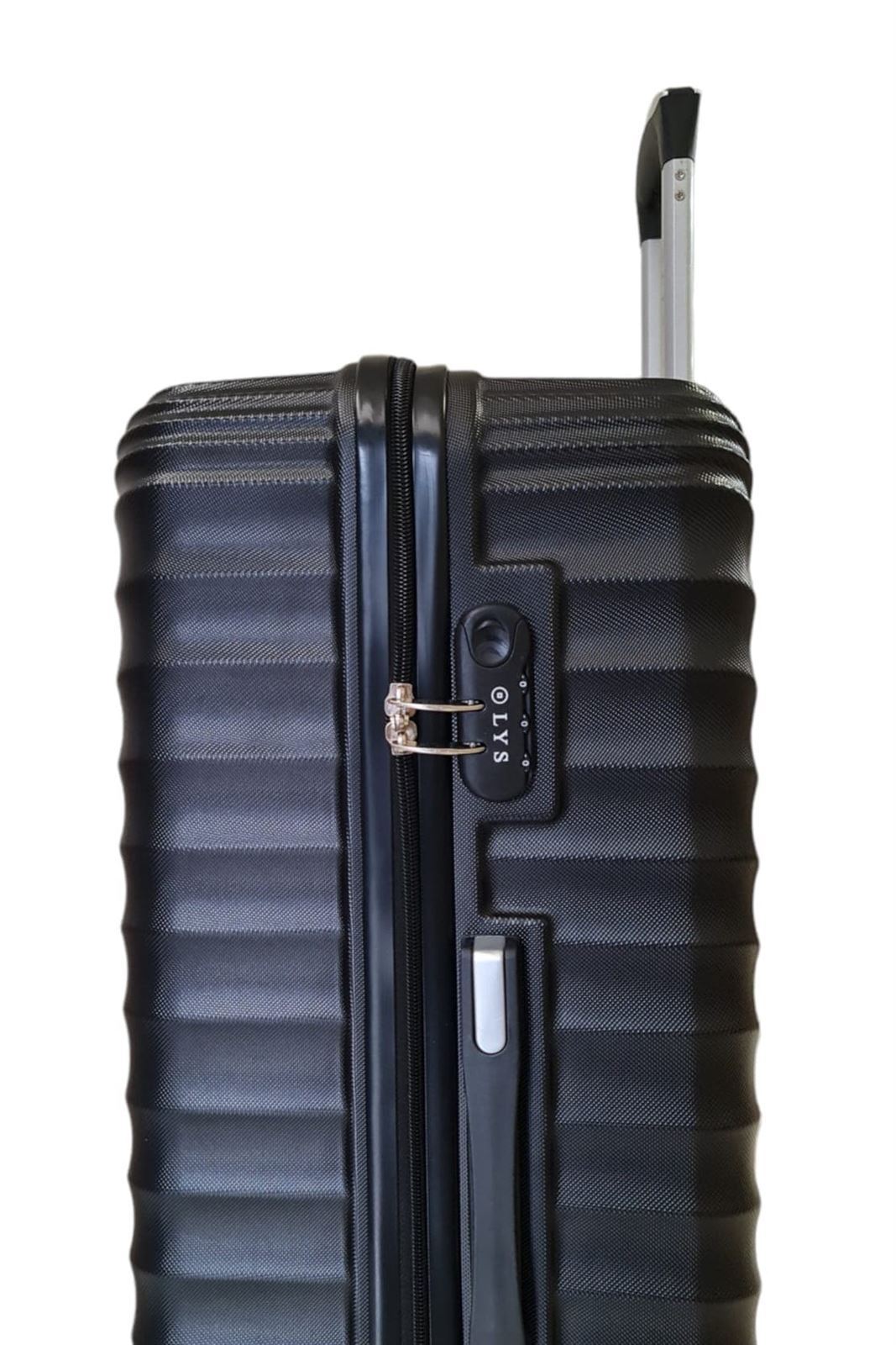 Lys Maleta Rigida Barata Tamaño Grande 616 Ligera Material ABS Medidas 75x48x28 cms color Negro - Imagen 8