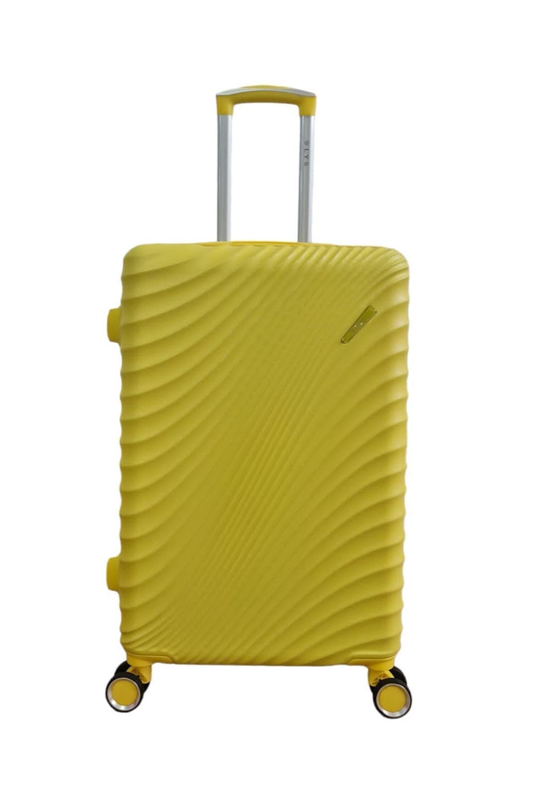 Lys Maleta Rígida Barata Tamaño mediano 616 Material ABS  Ligera Medidas 65x42x26 cms color Amarillo - Imagen 1